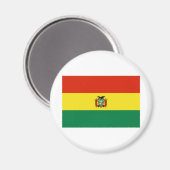 Bolivien Flag Magnet (Vorderseite/Rückseite)