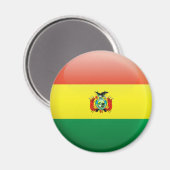 Bolivien Flag Magnet (Vorderseite/Rückseite)