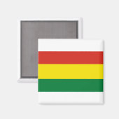 Bolivien Flag Magnet (Vorderseite/Rückseite)