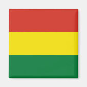 Bolivien Flag Magnet (Vorne)