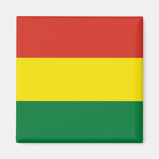 Bolivien Flag Magnet (Vorne)