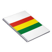 Bolivien Flag Notizblock (Rechte Seite)