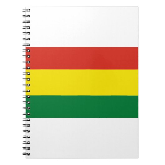 Bolivien Flag Notizblock (Vorderseite)