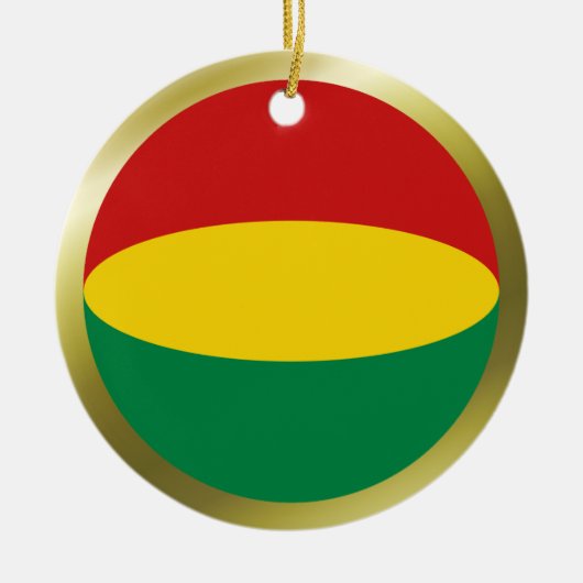 Bolivien Flag Ornament (Vorne)
