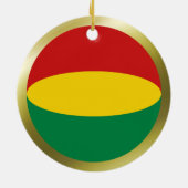 Bolivien Flag Ornament (Hinten)