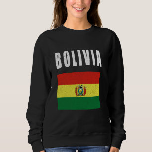 Bolivien Flag Patriotic Bolivianischer Privileg Un Sweatshirt