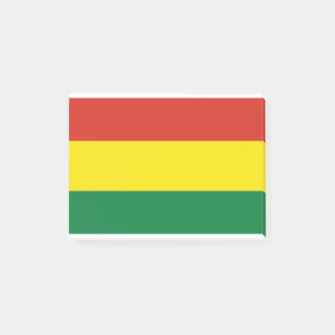 Bolivien Flag Post-it Klebezettel