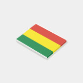 Bolivien Flag Post-it Klebezettel (angewinkelt)
