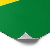 Bolivien Flag Poster (Ecke)