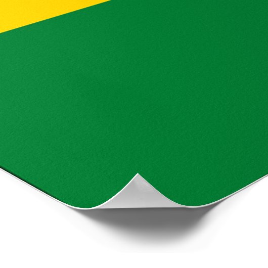 Bolivien Flag Poster (Ecke)