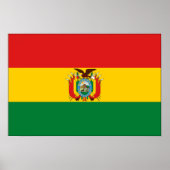 Bolivien Flag Poster (Vorne)