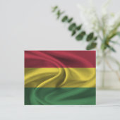 Bolivien Flag Postkarte (Stehend Vorderseite)