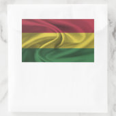 Bolivien Flag Rechteckiger Aufkleber (Tasche)
