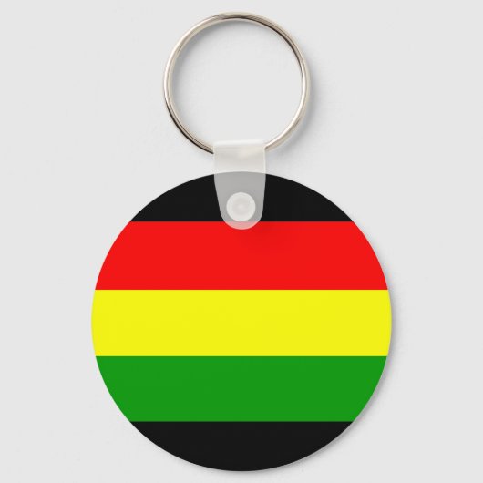 Bolivien Flag Schlüsselanhänger (Vorderseite)