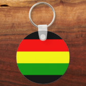 Bolivien Flag Schlüsselanhänger (Vorderseite)