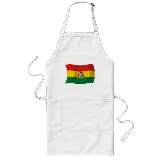 Bolivien Flag-Schürze Lange Schürze (Vorne)