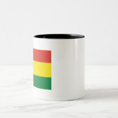 Bolivien Flag Zweifarbige Tasse (Mittel)