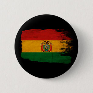 Bolivien-Flagge Button