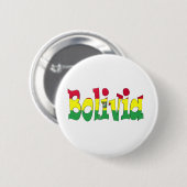 Bolivien-Flagge Button (Vorne & Hinten)