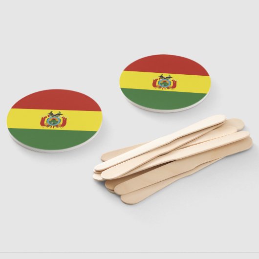 Bolivien-Flagge Fächer (Non-assembled)