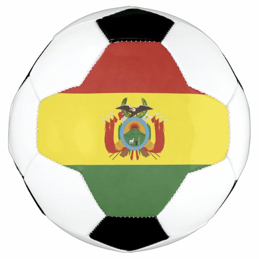 Bolivien-Flagge Fußball (Vorderseite)