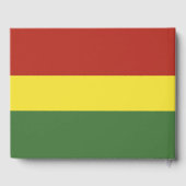 Bolivien-Flagge Gästebuch (Rückseite)