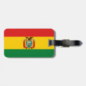 Bolivien-Flagge Gepäckanhänger (Rückseite horizontal)