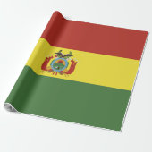 Bolivien-Flagge Geschenkpapier (Ungerollt)