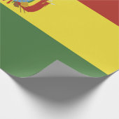 Bolivien-Flagge Geschenkpapier (Ecke)