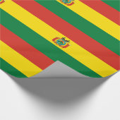 Bolivien-Flagge Geschenkpapier (Ecke)