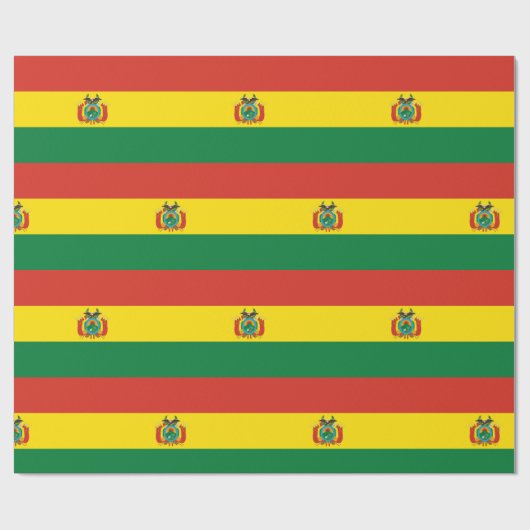 Bolivien-Flagge Geschenkpapier (Flach)