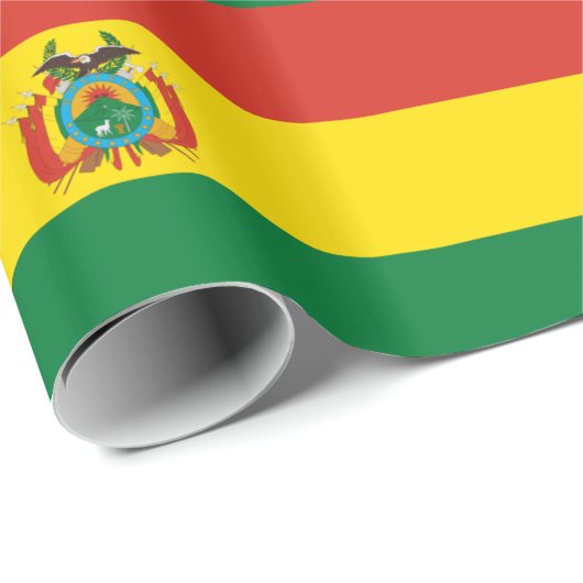 Bolivien-Flagge Geschenkpapier (Rolleneckpunkt)