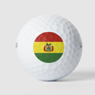 Bolivien-Flagge Golfball