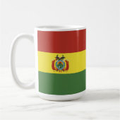 Bolivien-Flagge Kaffeetasse (Links)