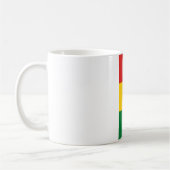 Bolivien-Flagge Kaffeetasse (Links)