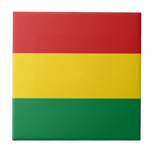 Bolivien-Flagge Keramikfliese
