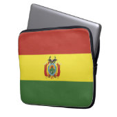Bolivien-Flagge Laptopschutzhülle (Vorderseite Links)