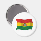 Bolivien Flagge Magnet (Vorderseite/Rückseite)