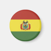 Bolivien-Flagge Magnet (Vorne)