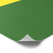 Bolivien-Flagge Poster (Ecke)