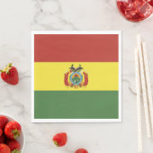 Bolivien-Flagge Serviette (Beispiel)