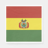 Bolivien-Flagge Serviette (Vorderseite)