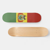Bolivien-Flagge Skateboard (Horizontal)