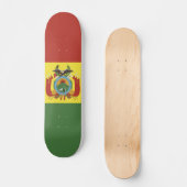Bolivien-Flagge Skateboard (Vorderseite)
