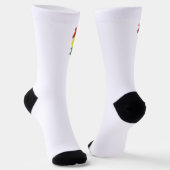 Bolivien-Flagge Socken (Gewinkelt)