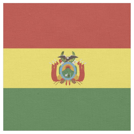 Bolivien-Flagge Stoff (Nahaufnahme)