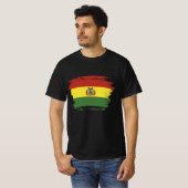 Bolivien-Flagge T-Shirt (Vorne ganz)