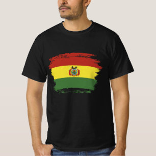 Bolivien-Flagge T-Shirt