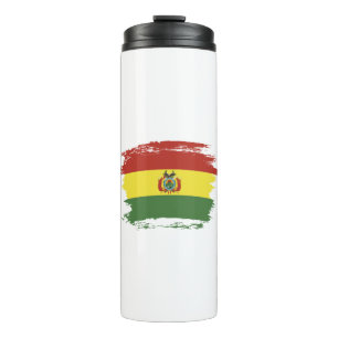 Bolivien-Flagge Thermosbecher