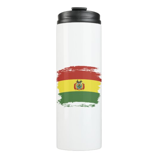Bolivien-Flagge Thermosbecher (Vorderseite)